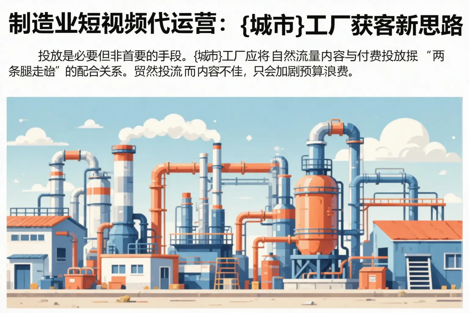 制造业短视频代运营：兰陵工厂获客新思路