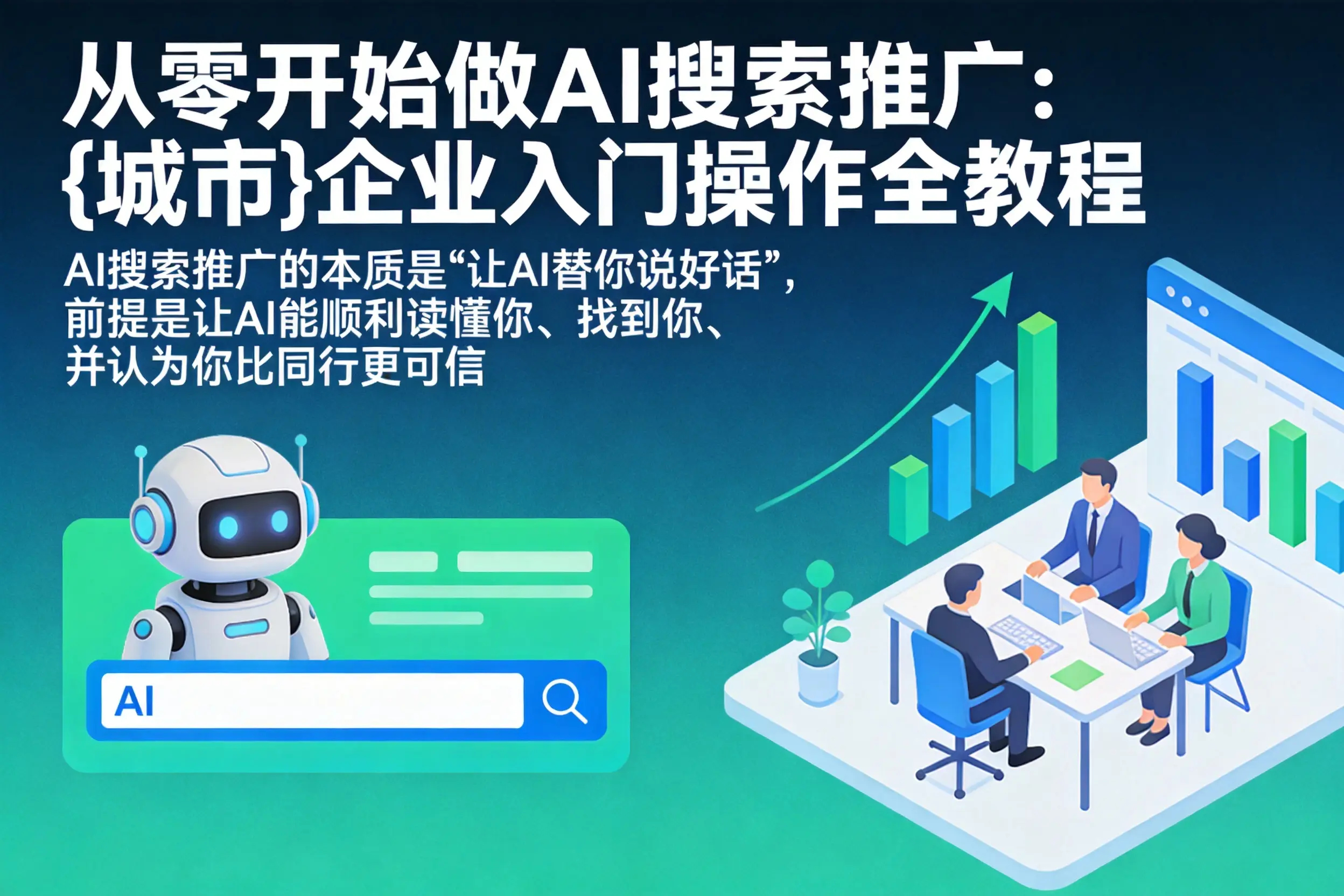 从零开始做AI搜索推广：兰陵企业入门操作全教程